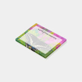Post-it® Un papillon swallowtail atterrissant (Incliné)