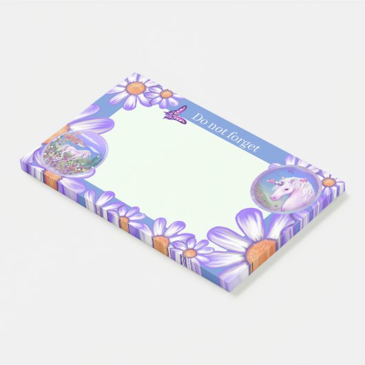 Post-it® Un paradis mauve (Incliné)