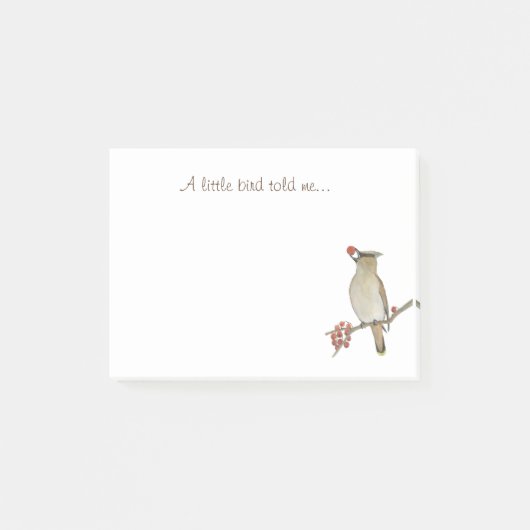 Post-it® Un Petit Oiseau M'A Dit (Devant)