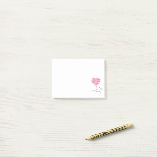 Post-it® Un peu d'amour (Sur un bureau)