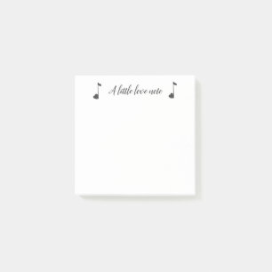 Post-it® Un peu de bloc-notes collant de note d'amour