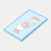 Post-it® Un Pitcher De Baseball Pachycephalosaurus. (Incliné)