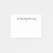 Post-it® Un rappel convivial Note personnalisable (Devant)