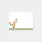 Post-it® Un rhinocéros amusant sur un post d'art monocycle  (Devant)