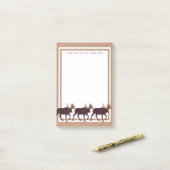 Post-it® Un siège social simili cuir de Faux rustique (Sur un bureau)