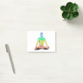 Post-it® Un tableau de chakra humain sur un yogi (Bureau)