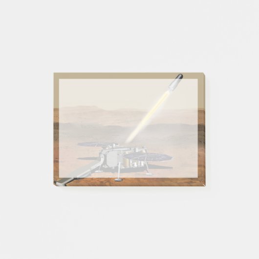 Post-it® Un Véhicule Mars Ascent A Été Lancé Depuis Mars. (Devant)