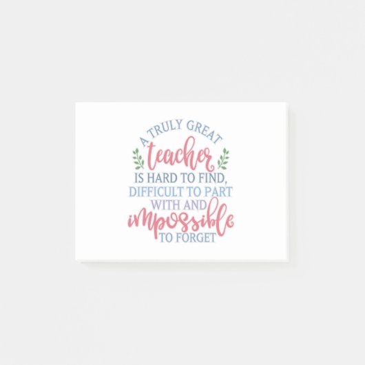 Post-it® Un vrai grand professeur amusant à dire (Devant)