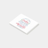 Post-it® Un vrai grand professeur amusant à dire (Incliné)