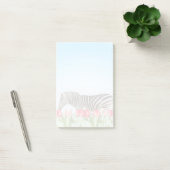 Post-it® Un zèbre parmi les tulipes (Bureau)