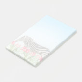 Post-it® Un zèbre parmi les tulipes (Incliné)