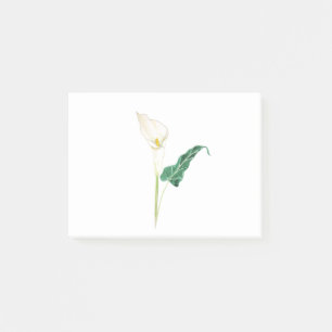 Post-it® une aquarelle blanche calla lily