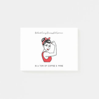 Post-it® Une Citation Amusante Derrière Chaque Femme Réussi