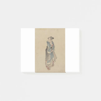 Post-it® Une femme marche - Hokusai Katsushika - 1850