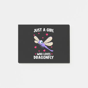 Post-it® Une fille qui aime les libellules