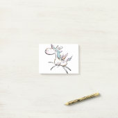 Post-it® Une licorne magique (Sur un bureau)