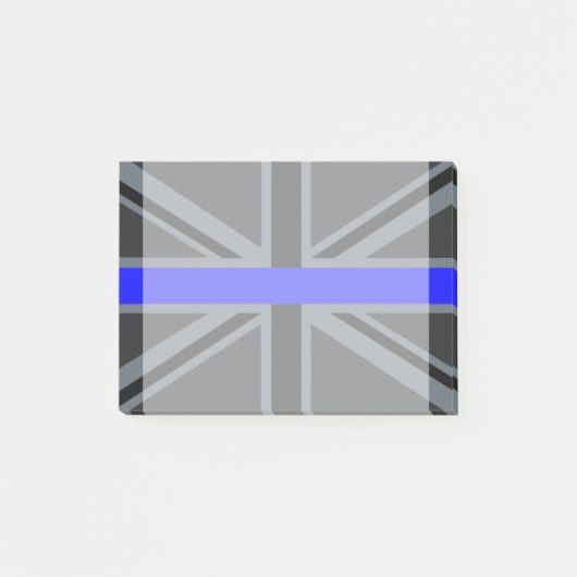 Post-it® Une ligne bleue mince Union Jack (Devant)
