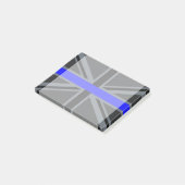 Post-it® Une ligne bleue mince Union Jack (Incliné)