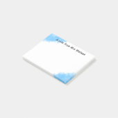 Post-it® une note d'ajouter nom de professeur simple bordur (Incliné)