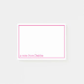 Post-it® une note de (Devant)