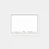 Post-it® une note de (Devant)