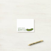 Post-it® Une Note De La Brochure Personnalisée Green Kosher (Sur un bureau)