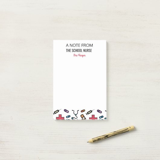 Post-it® Une note de l'amusement personnalisé par (Sur un bureau)