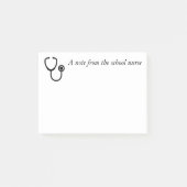 Post-it® Une note de l'infirmière d'école (Devant)