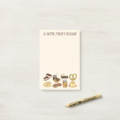 Post-it® Une Note De PA Personnalisée Dutch Amish Food (Sur un bureau)