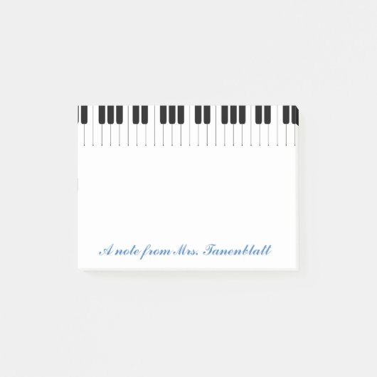 Post-it® Une note de votre professeur de musique (Devant)