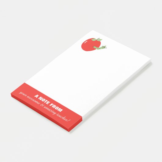 Post-it® Une note de votre professeur Post it Notes (Incliné)