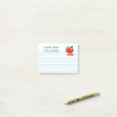 Post-it® Une note des mondes Apple personnalisé le meilleur (Sur un bureau)