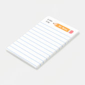 Post-it® Une note du crayon jaune... enseigne le cadeau (Incliné)