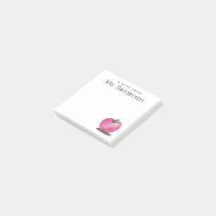 Post-it® Une note du nom de l'enseignant personnalisé Aquar