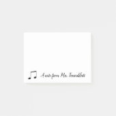 Post-it® Une note d'un musicien (Devant)