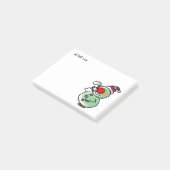 Post-it® une petite note (bonhomme de neige de vacances (Incliné)