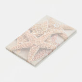 Post-it® Une pile de grandes étoiles de mer de sucre (Incliné)