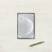 Post-it® Une Planète Comme La Terre Avec Des Océans Qui Rev (Sur un bureau)