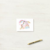 Post-it® Unicorn Clipart Rainbow Fairytale (Sur un bureau)