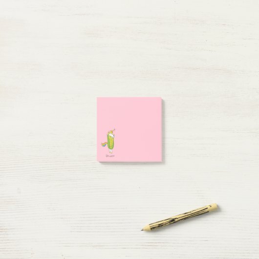 Post-it® Unicorn Funny Corn Post-it Notes (Sur un bureau)