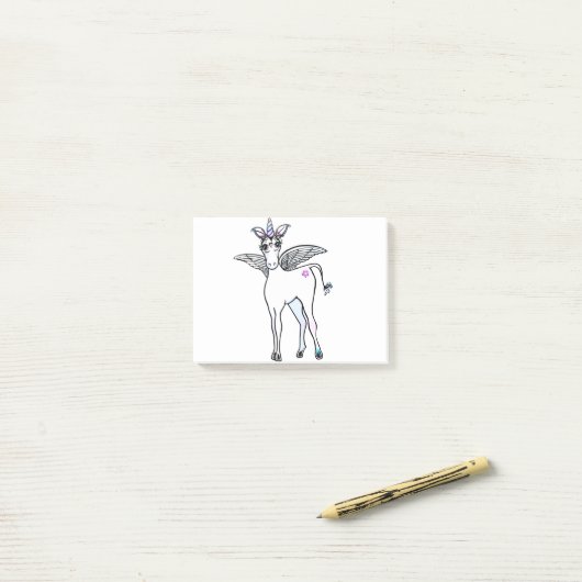 Post-it® Unicorn magique (Sur un bureau)
