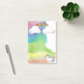 Post-it® Unicorne, Arc en ciel, Aquarelle (Bureau)