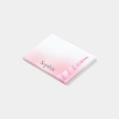 Post-it® Unicorne blanche rose (Incliné)