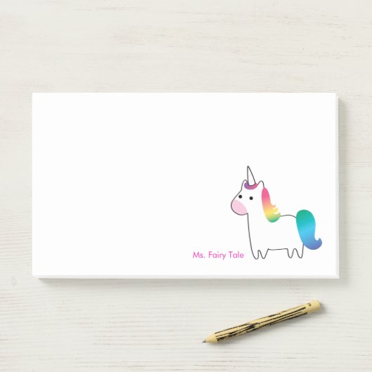 Post-it® Unicorne cutest (Sur un bureau)