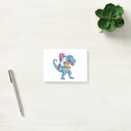Post-it® Unicorne et T-Rex (Bureau)