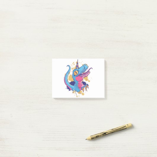 Post-it® Unicornisaurus (Sur un bureau)