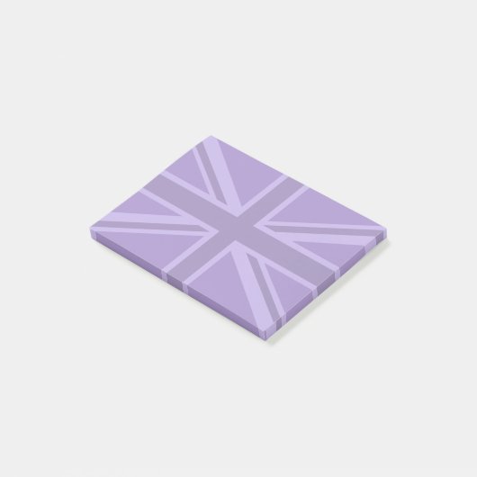 Post-it® Union Jack violette vibrante (Incliné)