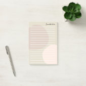 Post-it® Unique Boho Neutre à faire Publier des notes avec  (Bureau)