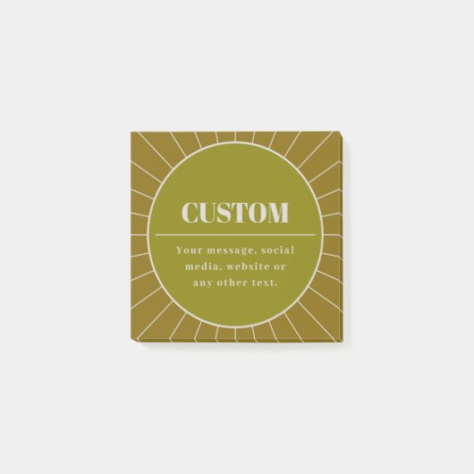 Post-it® Unique Modèle de conception modifiable inspiré par (Devant)