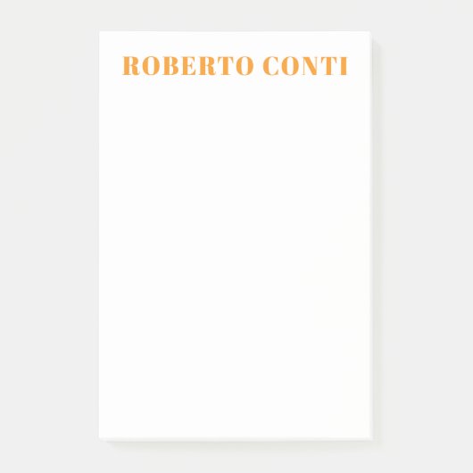 Post-it® Unique Moderne Minimaliste Simple (Devant)